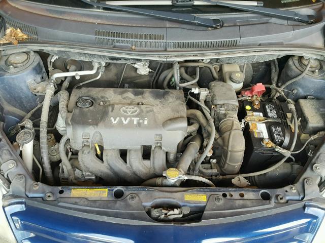 JTKKT624950122889 - 2005 TOYOTA SCION XA BLUE photo 7