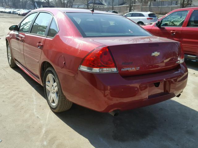 2G1WB5E34E1134003 - 2014 CHEVROLET IMPALA LIM RED photo 3