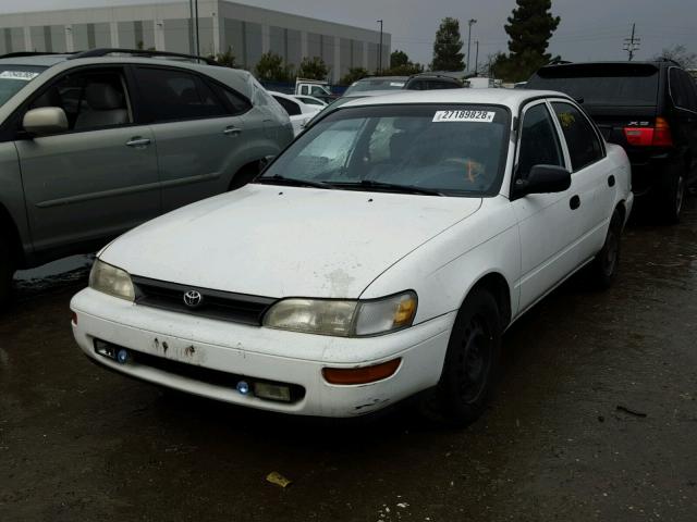 1NXAE04E5PZ081166 - 1993 TOYOTA COROLLA WHITE photo 2