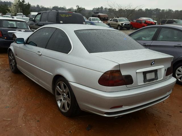 WBABN33441JW54101 - 2001 BMW 325 CI SILVER photo 3