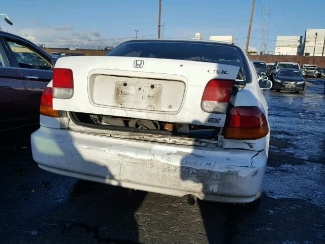 2HGEJ854XWH574852 - 1998 HONDA CIVIC EX თეთრი ფოტო 10