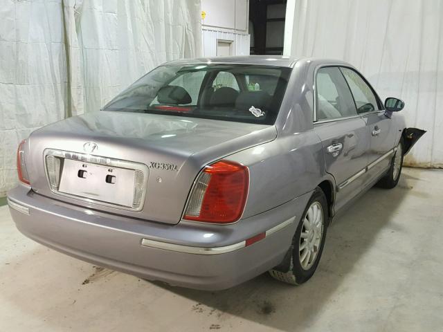 KMHFU45E95A390782 - 2005 HYUNDAI XG 350 GRAY photo 4