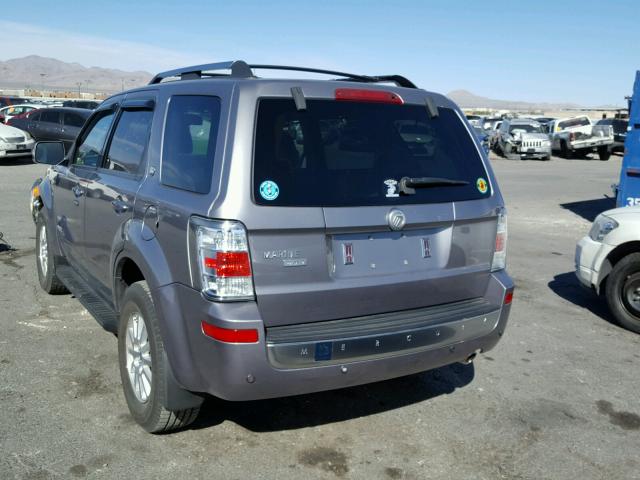 4M2CU87128KJ44514 - 2008 MERCURY MARINER PR GRAY photo 3