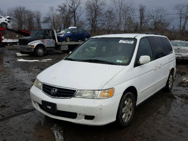 5FNRL18044B096165 - 2004 HONDA ODYSSEY EX WHITE photo 2