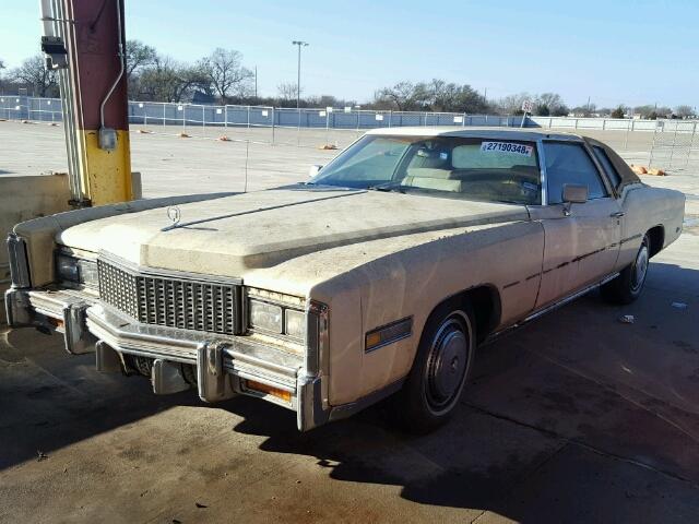 6L47S6Q101114 - 1976 CADILLAC ELDORADO TAN photo 2