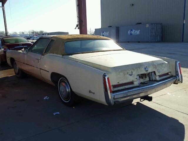 6L47S6Q101114 - 1976 CADILLAC ELDORADO TAN photo 3