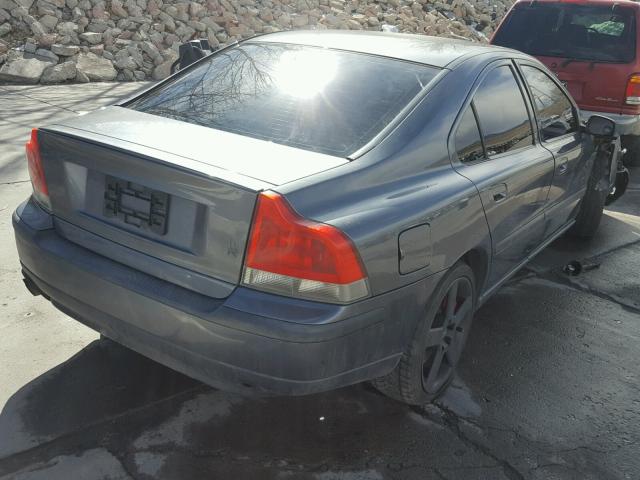 YV1RH52Y642416722 - 2004 VOLVO S60 R GRAY photo 4