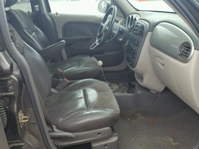 3C8FY4BB91T617943 - 2001 CHRYSLER PT CRUISER GRAY photo 5