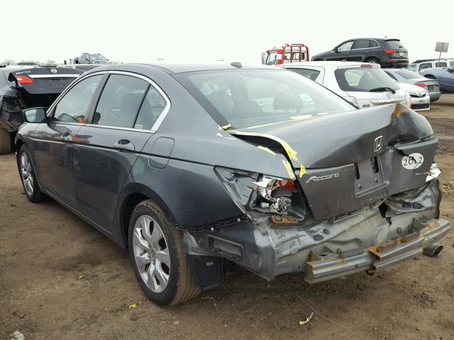 1HGCP2F83AA039101 - 2010 HONDA ACCORD EXL GRAY photo 3