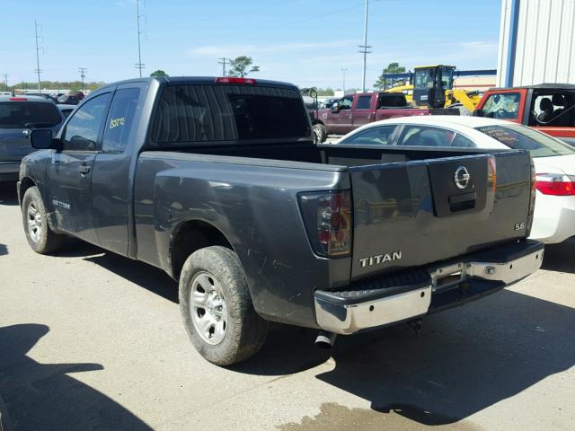 1N6BA06A16N541332 - 2006 NISSAN TITAN XE GRAY photo 3