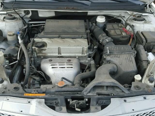 4A32B2FFXBE021581 - 2011 MITSUBISHI GALANT FE WHITE photo 7