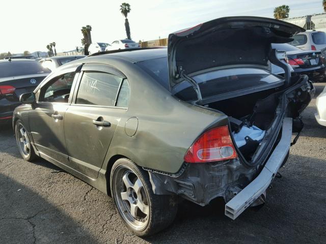 2HGFA55547H716299 - 2007 HONDA CIVIC SI GRAY photo 3