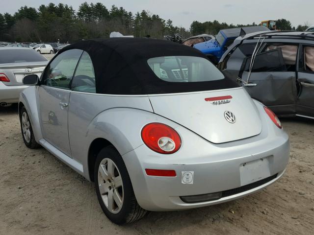 3VWRG31Y27M416712 - 2007 VOLKSWAGEN NEW BEETLE 银色 照片 3