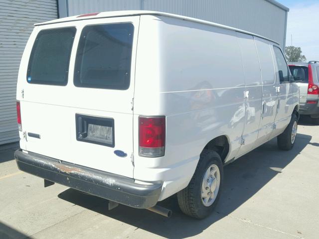 1FTNE14W47DA34019 - 2007 FORD ECONOLINE WHITE photo 4