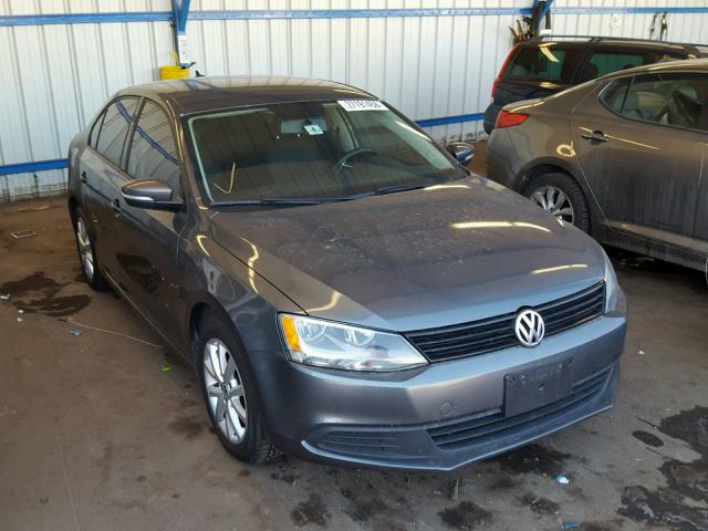 3VWDZ7AJ4BM324086 - 2011 VOLKSWAGEN JETTA SE GRAY photo 1