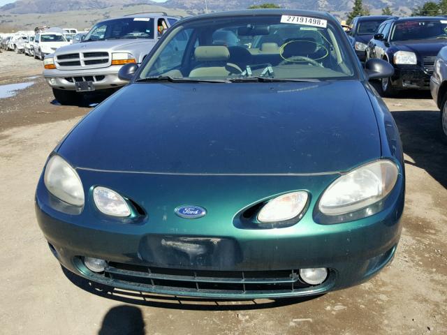 3FAKP1130XR143405 - 1999 FORD ESCORT ZX2 GREEN photo 9