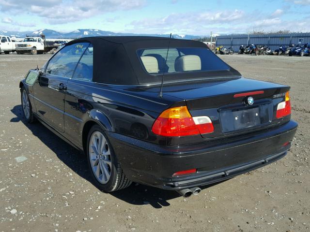 WBABS53452JU94459 - 2002 BMW 330 CI BLACK photo 3