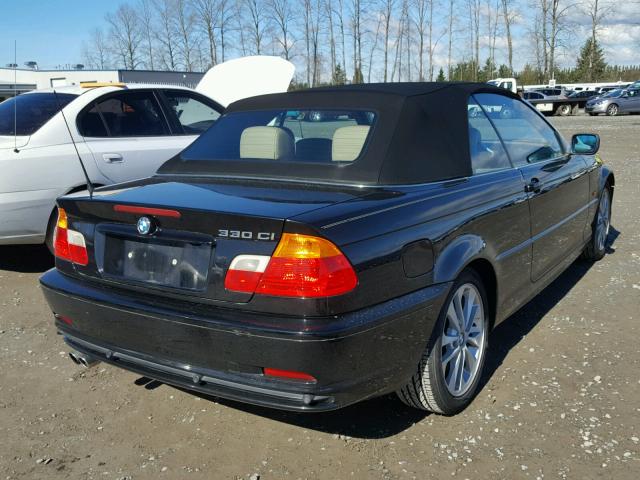 WBABS53452JU94459 - 2002 BMW 330 CI BLACK photo 4