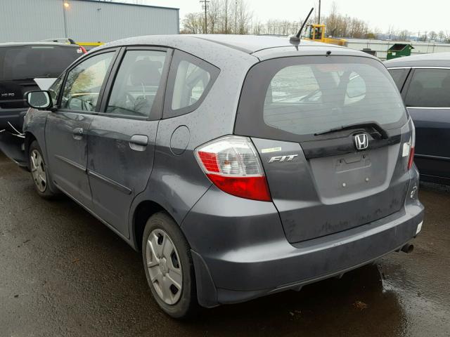 JHMGE8G37DC016052 - 2013 HONDA FIT GRAY photo 3