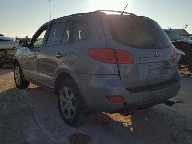 5NMSH13E57H017255 - 2007 HYUNDAI SANTA FE S GRAY photo 3