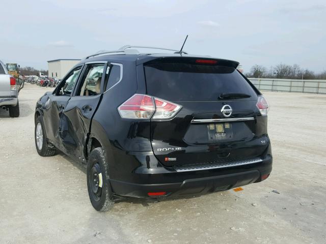 JN8AT2MT4GW012630 - 2016 NISSAN ROGUE S BLACK photo 3