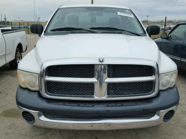 1D7HA16N75J578189 - 2005 DODGE RAM 1500 S WHITE photo 9