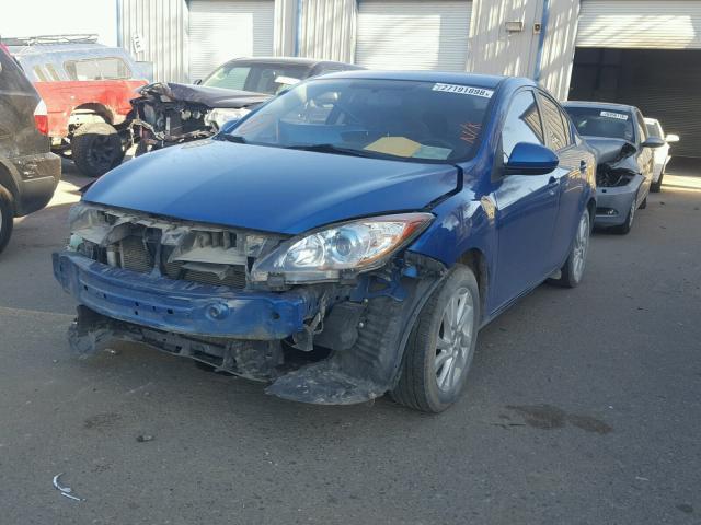 JM1BL1V83C1664294 - 2012 MAZDA 3 I BLUE photo 2