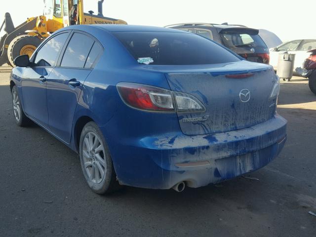 JM1BL1V83C1664294 - 2012 MAZDA 3 I BLUE photo 3