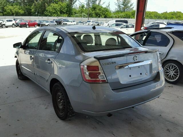 3N1AB6APXCL716427 - 2012 NISSAN SENTRA 2.0 SILVER photo 3