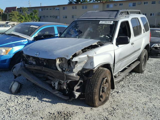 5N1ED28T92C581581 - 2002 NISSAN XTERRA XE SILVER photo 2