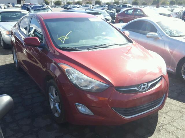 KMHDH4AE8CU421565 - 2012 HYUNDAI ELANTRA GL BURGUNDY photo 1