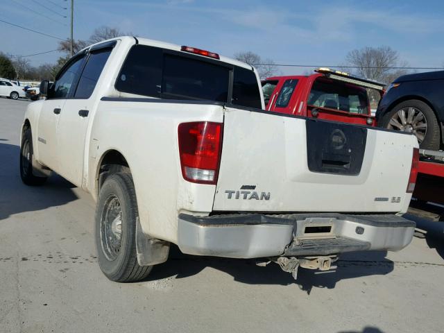 1N6BA07D68N339811 - 2008 NISSAN TITAN XE WHITE photo 3