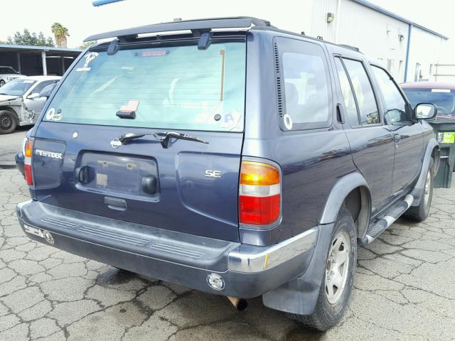 JN8AR05Y8XW304696 - 1999 NISSAN PATHFINDER BLUE photo 4