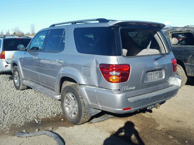 5TDBT48A34S216061 - 2004 TOYOTA SEQUOIA LI SILVER photo 3