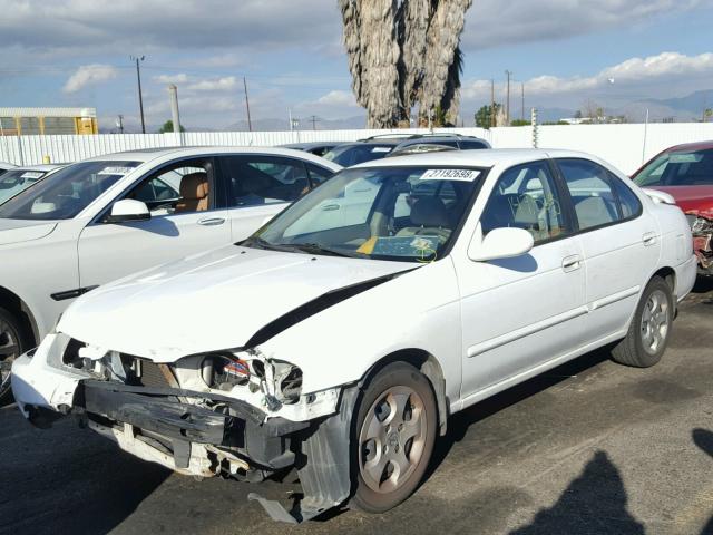 3N1CB51D65L513515 - 2005 NISSAN SENTRA 1.8 WHITE photo 2