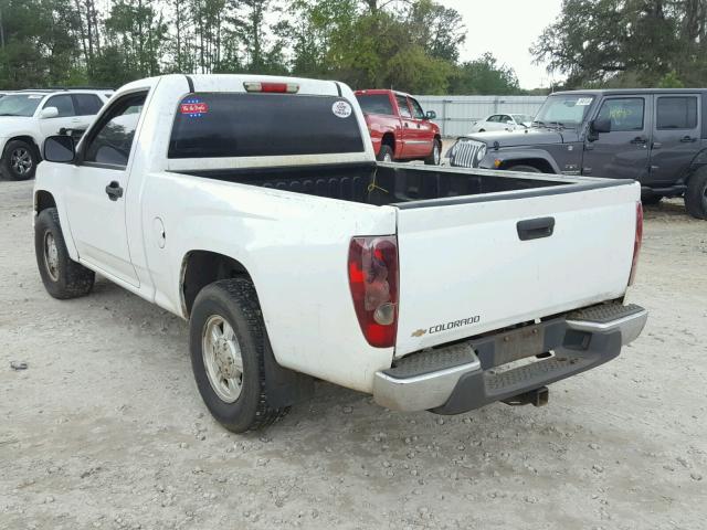 1GCCS148468211998 - 2006 CHEVROLET COLORADO WHITE photo 3