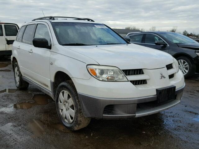 JA4LX31F85U040298 - 2005 MITSUBISHI OUTLANDER WHITE photo 1