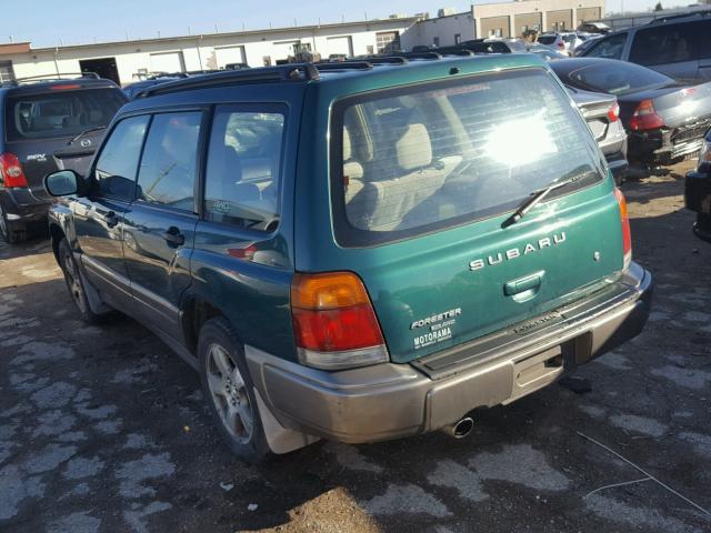 JF1SF6556XH708818 - 1999 SUBARU FORESTER S 绿色 照片 3