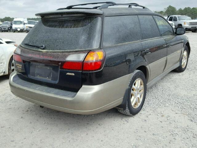 4S3BH686X36608767 - 2003 SUBARU LEGACY OUT BLACK photo 4