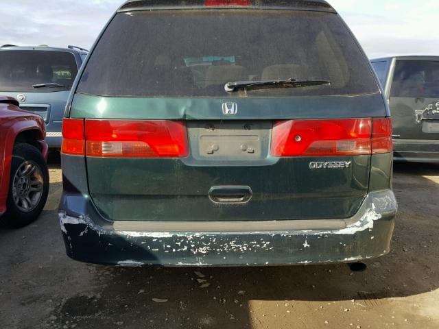 2HKRL1870YH604054 - 2000 HONDA ODYSSEY EX GREEN photo 9