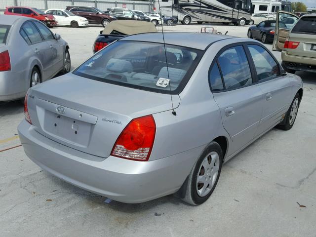 KMHDN46D66U234791 - 2006 HYUNDAI ELANTRA GL SILVER photo 4