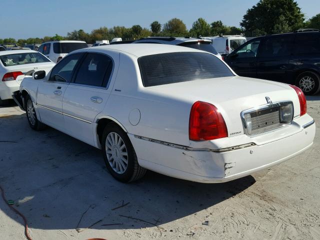 1LNHM81W15Y634995 - 2005 LINCOLN TOWN CAR S WHITE photo 3