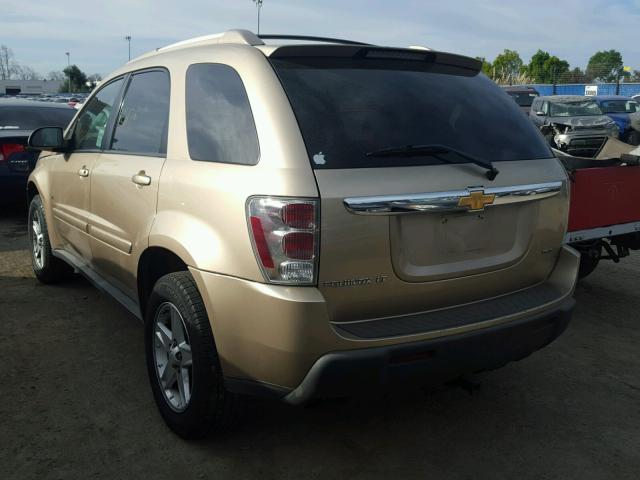 2CNDL73F166022652 - 2006 CHEVROLET EQUINOX LT TAN photo 3