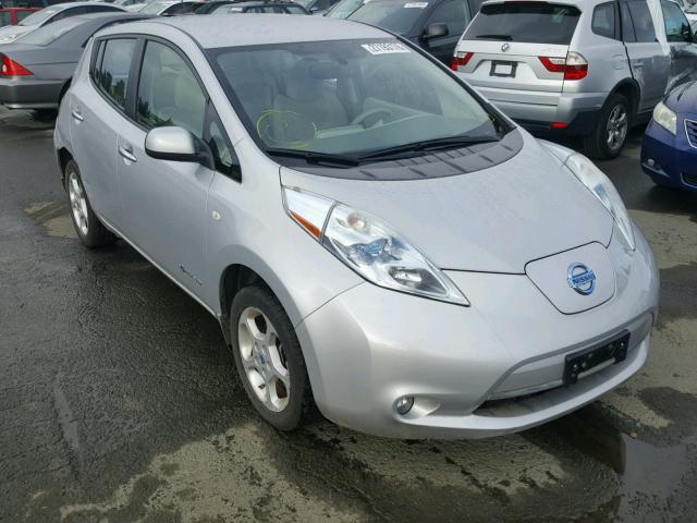 JN1AZ0CP4BT003278 - 2011 NISSAN LEAF SV SILVER photo 1