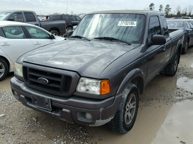1FTYR44U64PA85064 - 2004 FORD RANGER SUP GRAY photo 2