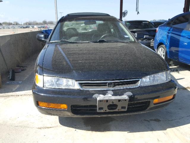 1HGCE6674VA007106 - 1997 HONDA ACCORD EX BLACK photo 9