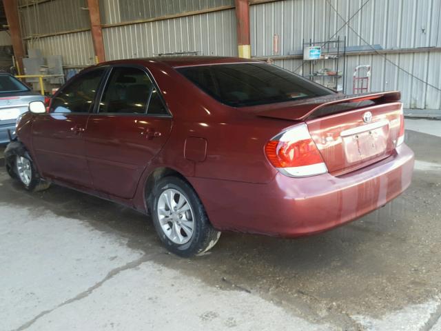 4T1BF32K66U116033 - 2006 TOYOTA CAMRY LE RED photo 3