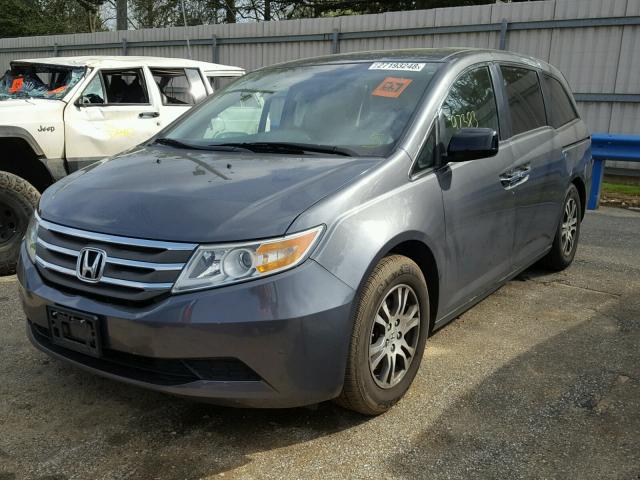 5FNRL5H60CB044719 - 2012 HONDA ODYSSEY EX GRAY photo 2