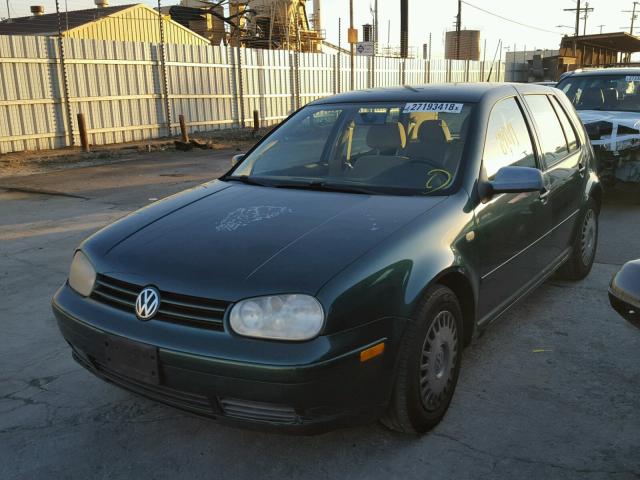 WVWGC31JXXW718189 - 1999 VOLKSWAGEN GOLF GLS GREEN photo 2