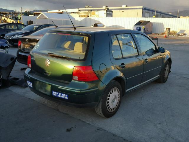 WVWGC31JXXW718189 - 1999 VOLKSWAGEN GOLF GLS GREEN photo 4